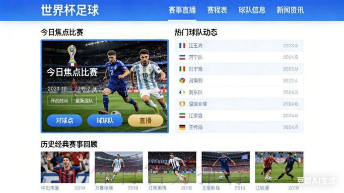 观看2026世界杯直播：正规热门平台推荐